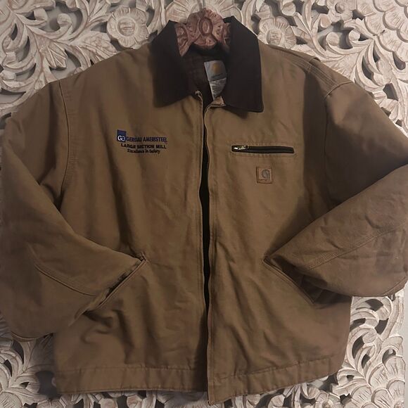Carhartt Other - Y2K Vintage 2003 Carhartt J97 CML Sandstone Detroit Cropped Jacket 2XL Reg
